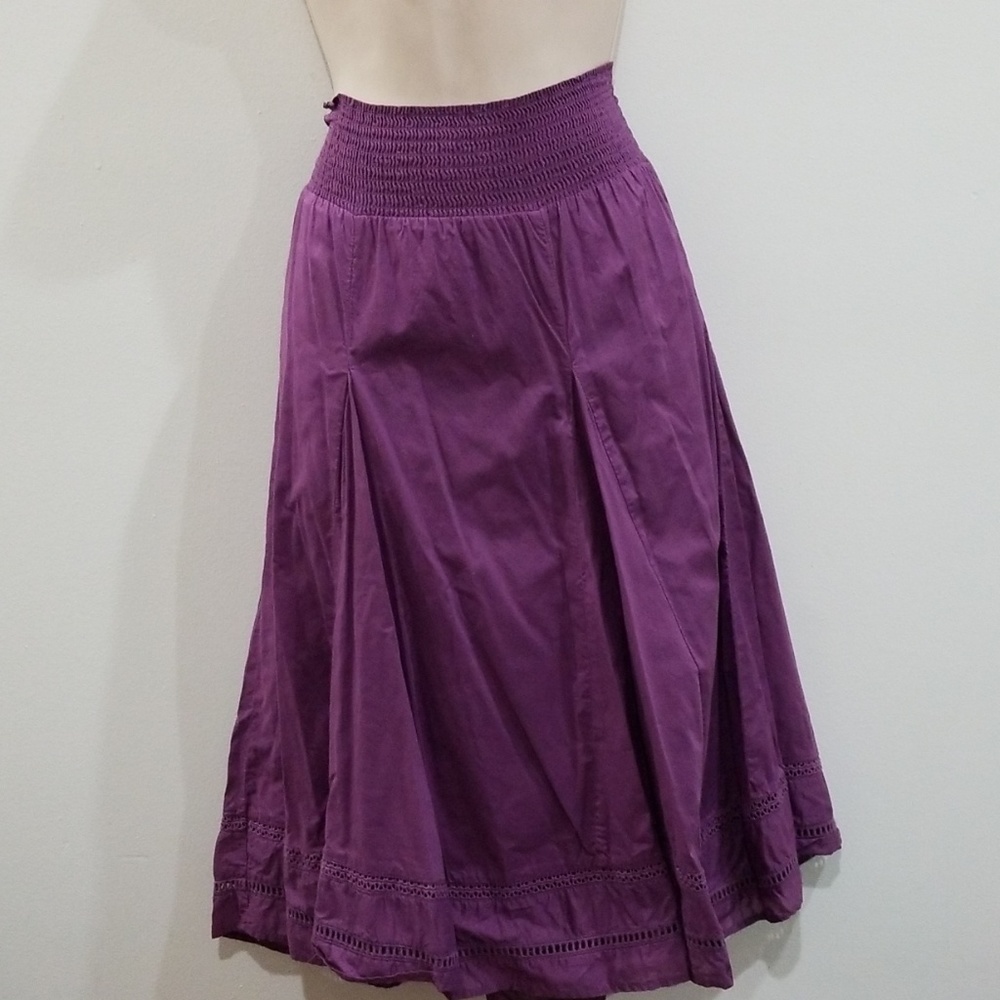 Merona women's purple midi skirt